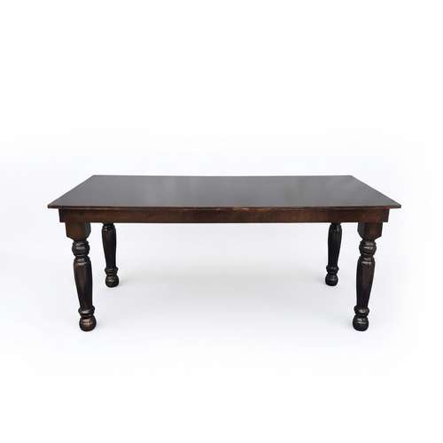 Mesa Rect. Patas Torneadas – Chocolate