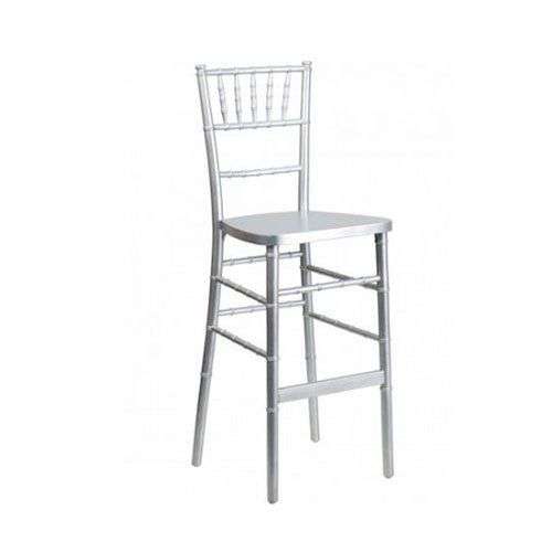 Silla Tiffany Plateada Baja