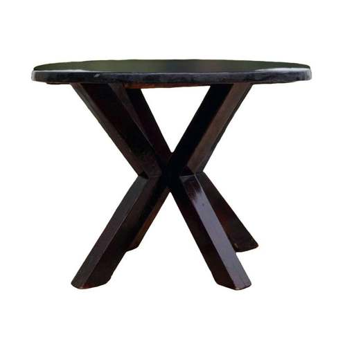 Consola de Madera Redonda